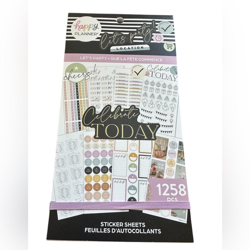 The Happy Planner Let’s Party Sticker Book
